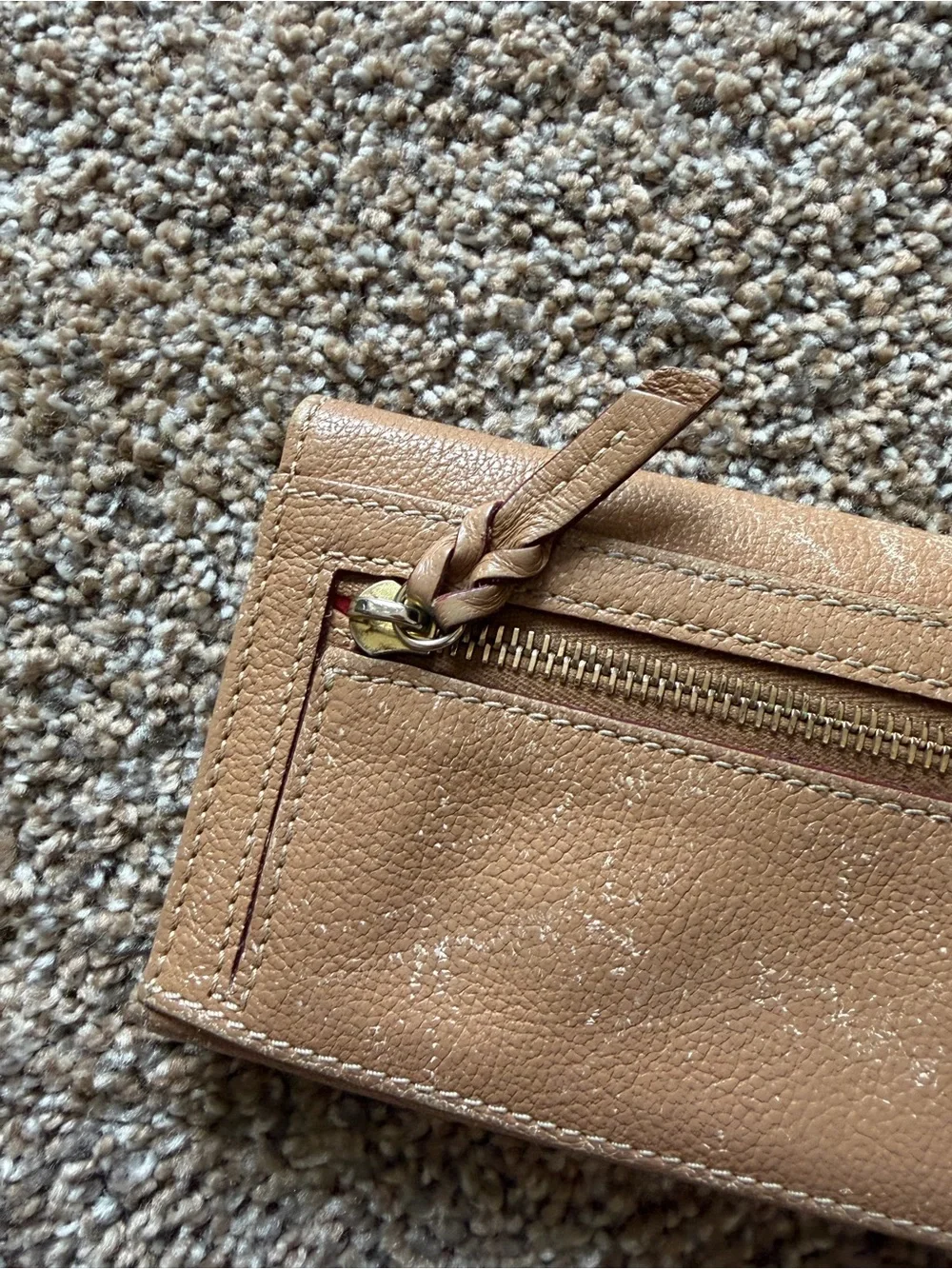 DOONEY & BOURKE Tan Pebble Leather Wallet